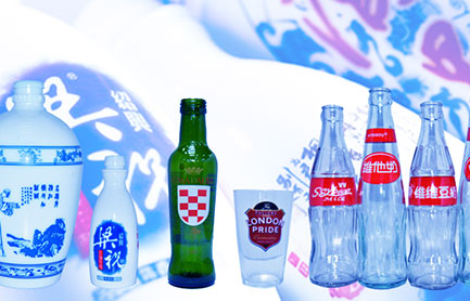 玻璃瓶、飲料瓶高溫色釉套色印刷LED-UV伺服絲印